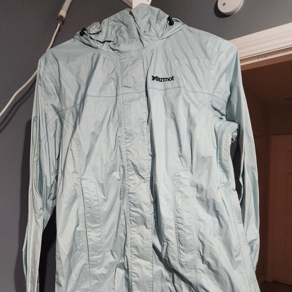 Marmot Light Blue Windbreaker Jacket